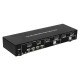 Techly IDATA DP-KVM4 KVM switch Rack mounting Black Techly IDATA DP-KVM4 KVM switch Rack mounting Black