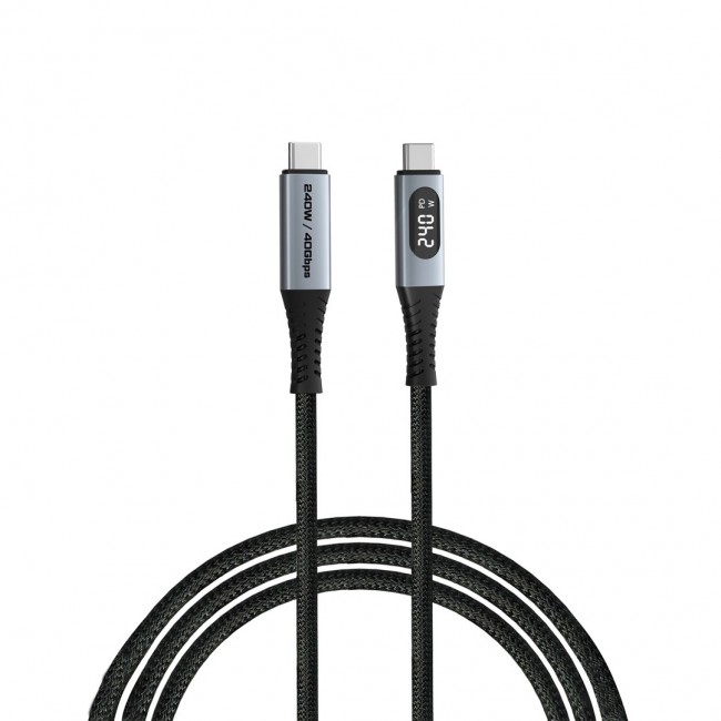 Verbatim Sync & Charge USB C to USB C 240W 40 Gbps Display 120 cm Verbatim Sync & Charge USB C to USB C 240W 40 Gbps Display 120 cm