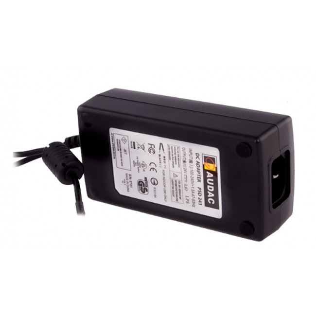AUDAC PSD241 power adapter/inverter Indoor Black
