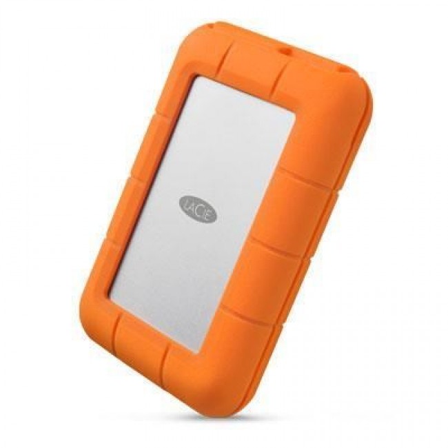 LaCie Rugged Mini external hard drive 2 TB 5400 RPM Micro-USB B 3.2 Gen 1 (3.1 Gen 1) Orange, Silver
