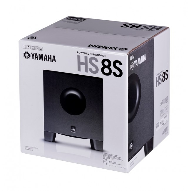 Yamaha HS8S subwoofer Black 150 W Yamaha HS8S subwoofer Black 150 W