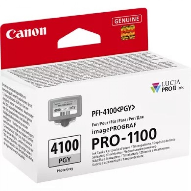Canon LUCIA PRO II ink cartridge 1 pc(s) Original Standard Yield Photo grey Canon LUCIA PRO II ink cartridge 1 pc(s) Original Standard Yield Photo grey