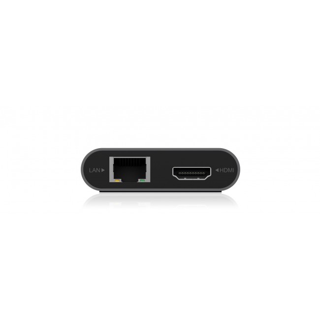 ICY BOX IB-DK4050-CPD Wired USB 3.2 Gen 1 (3.1 Gen 1) Type-C Anthracite