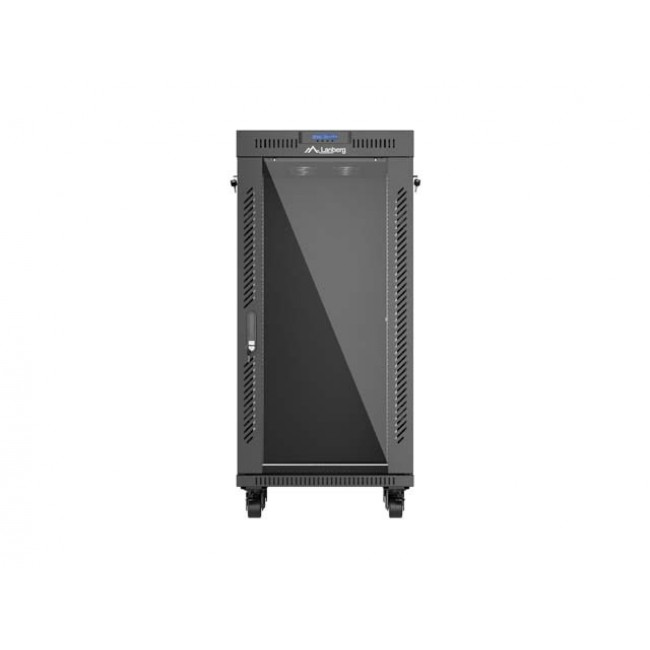 Lanberg FF01-6624-12BL rack cabinet 24U Freestanding rack Black
