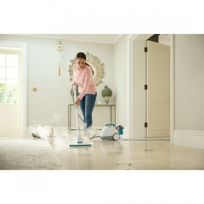 Black & Decker BHSMP2314-QS steam cleaner Cylinder steam cleaner 1.2 L 2300 W Blue, White