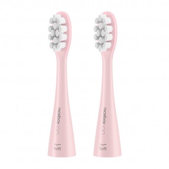 Niceboy SONICPINK toothbrush head 2 pc(s) Pink