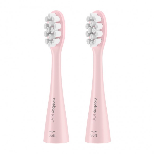 Niceboy SONICPINK toothbrush head 2 pc(s) Pink