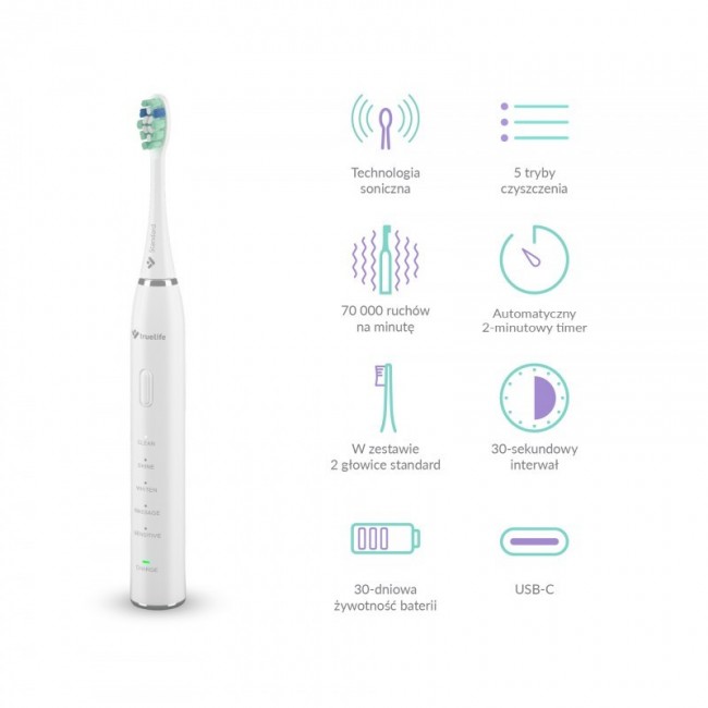 TrueLife SonicBrush Clean30 Duo Sonic Toothbrush