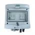 Switchgear attached DCAC hermetic IP65 EMITTER with Noark 1000V type 2 DC surge arrester, 1 x PV string, 1 x MPPT // og. AC Noark Type 2, 16A 1-F
