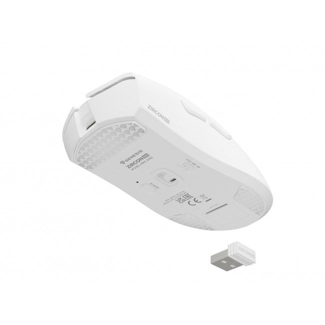 GENESIS Zircon 880 mouse Gaming Right-hand RF Wireless + Bluetooth + USB Type-C Optical 12000 DPI