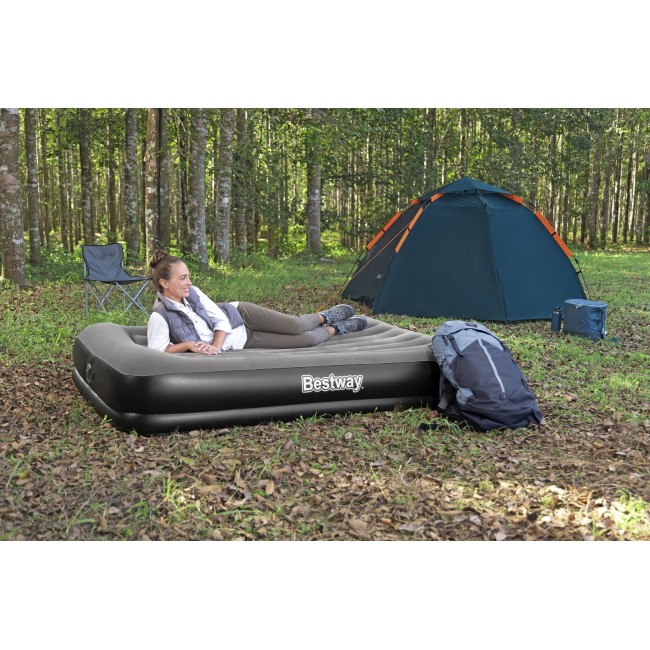 Bestway Tritech Queen Air Mattress with Built-in USB Pump 2.03 m x 1.52 m x 36 cm Bestway Tritech Queen Air Mattress with Built-in USB Pump 2.03 m x 1.52 m x 36 cm
