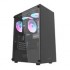 darkFlash DK100 czarny / ATX / bez wentylator w / 3x USB-A / strona przezroczysta / bez zasilacza