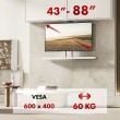 Maclean electric ceiling/floor mount, extendable, 43''-88'', VESA 600x400, max 60kg, 100-240V AC,50/60Hz
