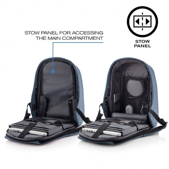 XD DESIGN ANTI-THEFT BACKPACK BOBBY HERO REGULAR BLUE P/N: P705.299 XD DESIGN ANTI-THEFT BACKPACK BOBBY HERO REGULAR BLUE P/N: P705.299