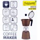 Maestro 3 cup coffee machine MR-1666-3-BROWN brown Maestro 3 cup coffee machine MR-1666-3-BROWN brown