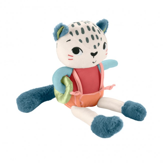 Fisher-Price Planet Friends Spotting Fun Snow Leopard Baby Sensory Toy