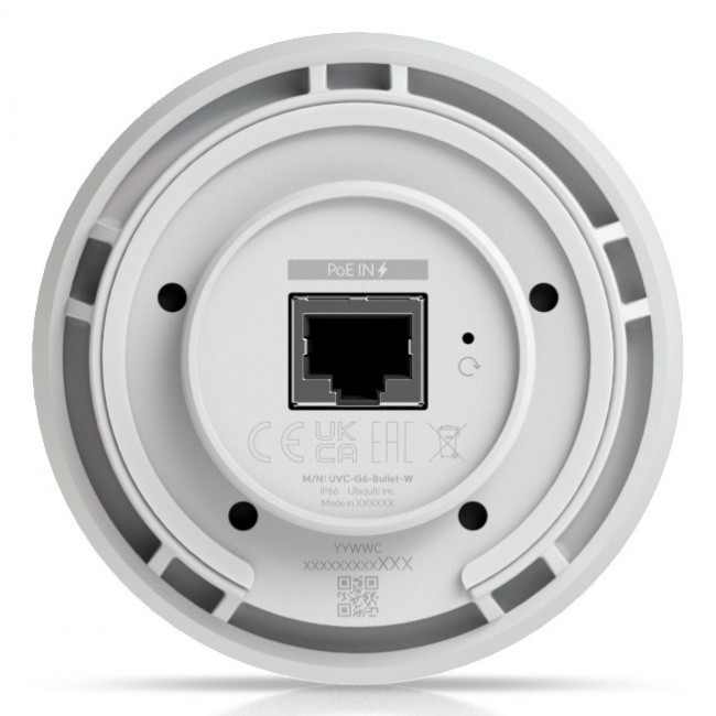 Ubiquiti G6 Bullet IP security camera Indoor & outdoor 3840 x 2160 pixels Ceiling/Wall/Pole Ubiquiti G6 Bullet IP security camera Indoor & outdoor 3840 x 2160 pixels Ceiling/Wall/Pole