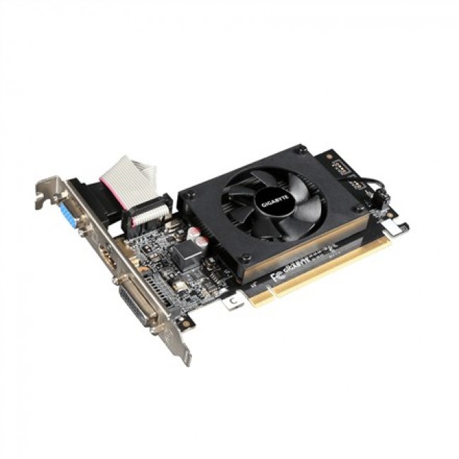 GIGABYTE GV-N710D3-2GL graphics card NVIDIA GeForce GT 710 2 GB GDDR3 GIGABYTE GV-N710D3-2GL graphics card NVIDIA GeForce GT 710 2 GB GDDR3
