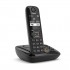 Gigaset AS690A Analog/DECT telephone Caller ID Black
