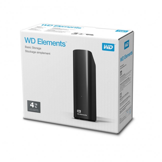 Western Digital WD Elements Desktop external hard drive 4 TB Micro-USB B 3.2 Gen 1 (3.1 Gen 1) Black Western Digital WD Elements Desktop external hard drive 4 TB Micro-USB B 3.2 Gen 1 (3.1 Gen 1) Black