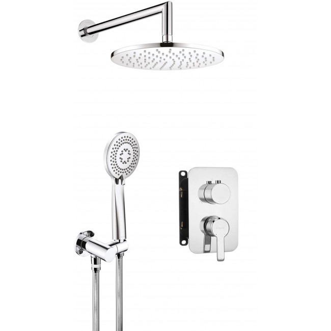 Concealed shower set with mixer BOX