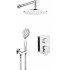 Concealed shower set with mixer BOX