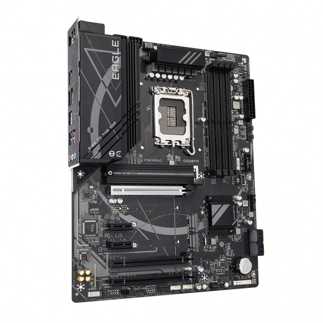 GIGABYTE Z790 EAGLE Motherboard - Supports 14th Gen. Intel Core CPUs, 12+1+1 phases VRM, up to 7600MHz DDR5 (OC), 3xPCIe 4.0 M.2, 2,5GbE LAN, USB 3.2 Gen 2 GIGABYTE Z790 EAGLE Motherboard - Supports 14th Gen. Intel Core CPUs, 12+1+1 phases VRM, up to 7600MHz DDR5 (OC), 3xPCIe 4.0 M.2, 2,5GbE LAN, USB 3.2 Gen 2