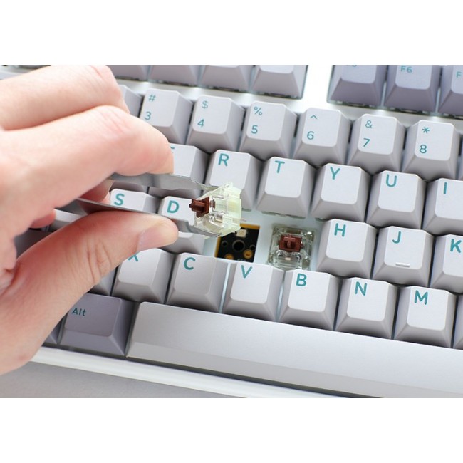 Ducky One 3 TKL keyboard Gaming USB US English Silver Ducky One 3 TKL keyboard Gaming USB US English Silver