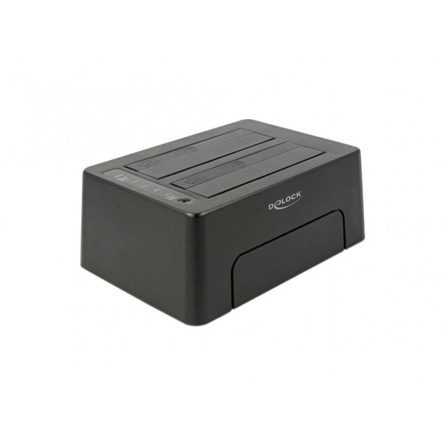 DeLOCK 63957 storage drive docking station USB 3.2 Gen 2 (3.1 Gen 2) Type-C Black