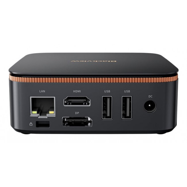Blackview MP20 Mini PC with Ryzen 3 3300U, 8GB RAM, 256GB SSD, Windows 11 Pro, black