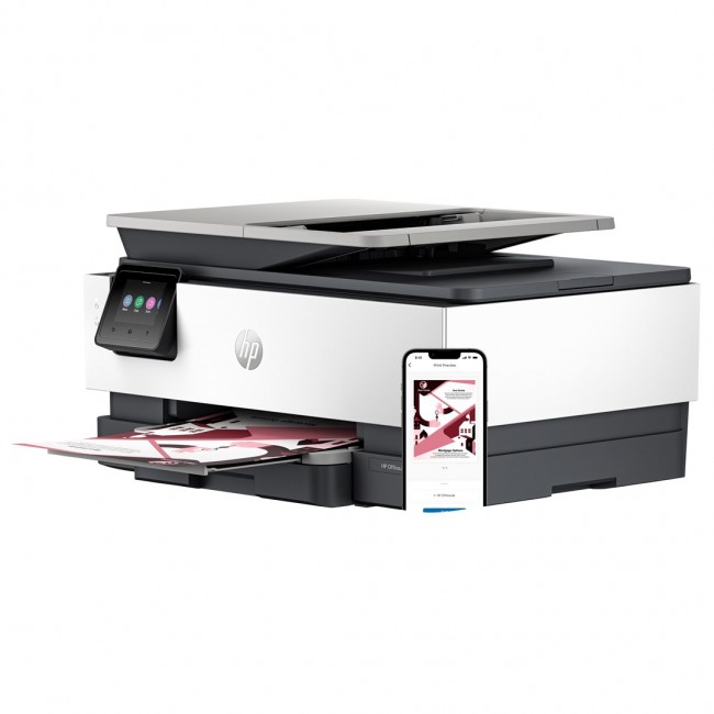 HP OfficeJet Pro 8122e Wireless All-in-One Color Printer, Instant Ink Two-sided printing