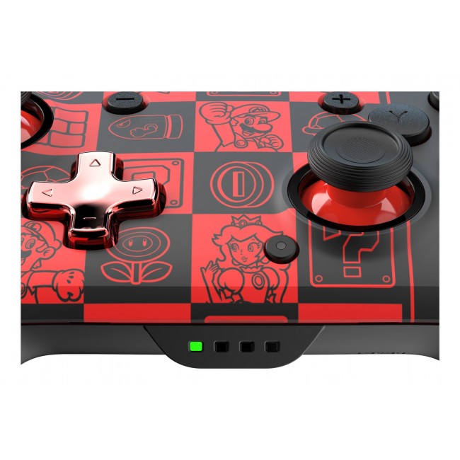 PDP REMATCH GLOW Black, Green, Red Gamepad Analogue / Digital Nintendo Switch, Nintendo Switch OLED