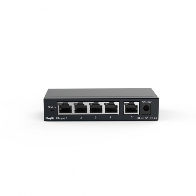 Ruijie Networks RG-ES105GD network switch Unmanaged Gigabit Ethernet (10/100/1000) Black