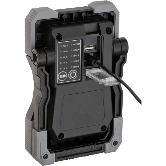 Brennenstuhl 1173100100 floodlight Black, Grey 15 W LED