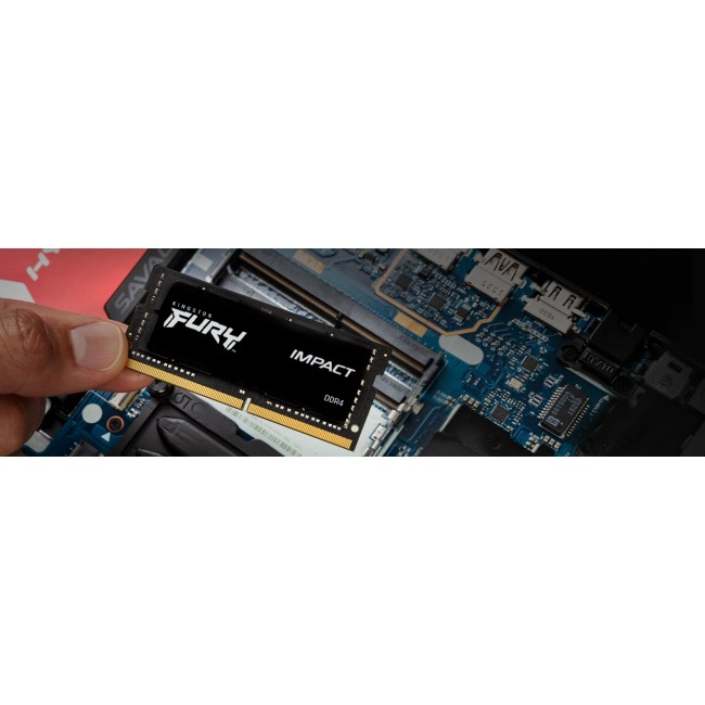 Kingston Technology FURY 32GB 3200MT/s DDR4 CL20 SODIMM Impact Kingston Technology FURY 32GB 3200MT/s DDR4 CL20 SODIMM Impact