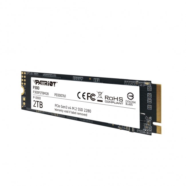 Patriot Memory P300 M.2 2000 GB PCI Express 3.0 NVMe Patriot Memory P300 M.2 2000 GB PCI Express 3.0 NVMe