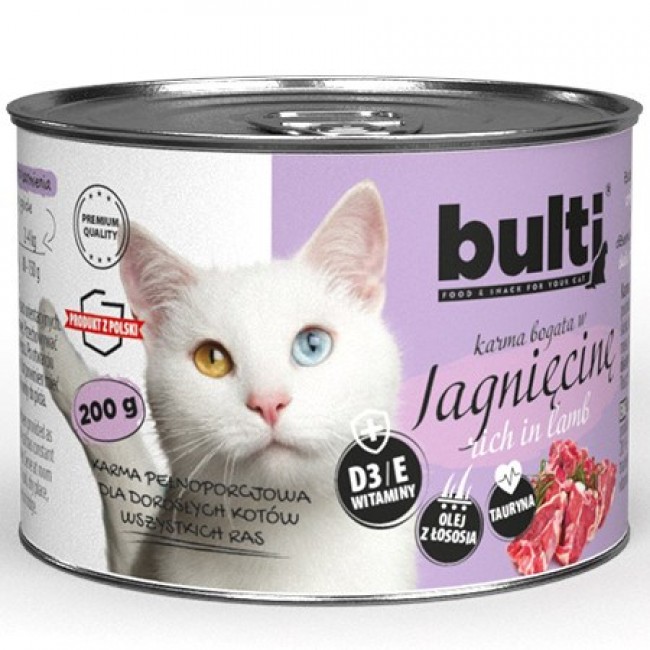 BULTI Rich in lamb - wet cat food - 200g BULTI Rich in lamb - wet cat food - 200g