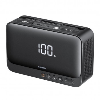 Baseus Super Energy BS-CH013 4in1 - jump starter with torch, 6000mAh power bank, compressor (black)