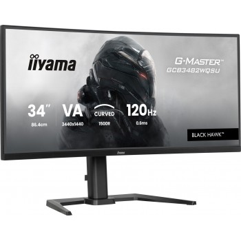 iiyama Get ahead with the curved GCB3482WQSU-B1 Black Hawk featuring 120Hz refresh rate and 0.6ms response time iiyama Get ahead with the curved GCB3482WQSU-B1 Black Hawk featuring 120Hz refresh rate and 0.6ms response time