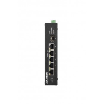 Hikvision DS-3T0306HP-E/HS network switch Unmanaged L2 Fast Ethernet (10/100) Power over Ethernet (PoE) Grey