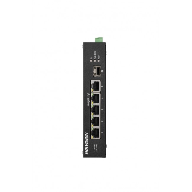 Hikvision DS-3T0306HP-E/HS network switch Unmanaged L2 Fast Ethernet (10/100) Power over Ethernet (PoE) Grey Hikvision DS-3T0306HP-E/HS network switch Unmanaged L2 Fast Ethernet (10/100) Power over Ethernet (PoE) Grey