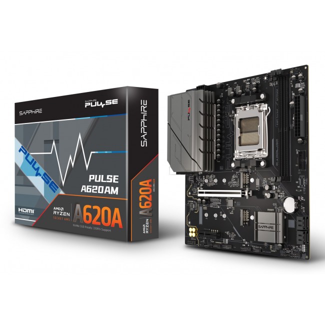 Sapphire PULSE A620AM AMD A620A Socket AM5 micro ATX