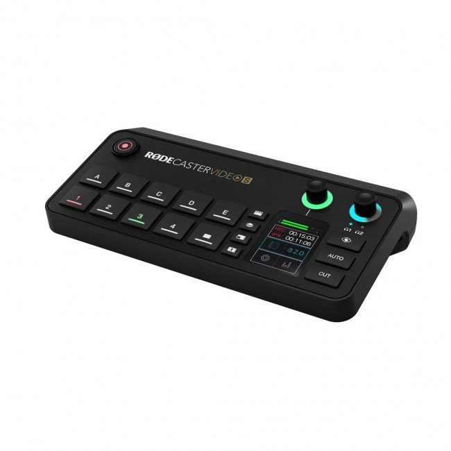 R DECaster Video S - video and audio production console, black