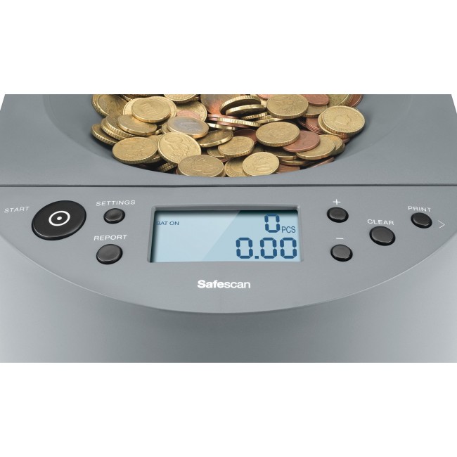 Safescan 1450 Coin counting machine Grey