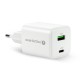 Charger 1 x USB Quick Charge 4.0, 1 x USB-C 45W white