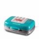 Ariete 1972 Sandwiches & Cookies Party Time, Multifunction Electric Griddle, 700 Watt, 3 non-stick and interchangeable plates, Blue