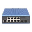 Digitus Industrial 8+2 -Port L2 managed Gigabit Ethernet Switch