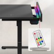 Huzaro Hero 8.7 RGB Electric Gaming Desk Black