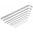 Wera 950/9 Hex-Plus 4 L-key set, metric, chrome-plated