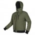 Insulated jacket with hood OUTDOOR, green, size XXXL